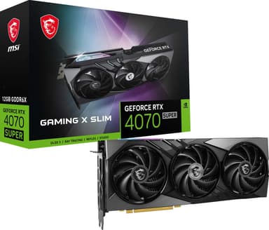 MSI GeForce RTX 4070 SUPER 12G GAMING X SLIM grafikkort