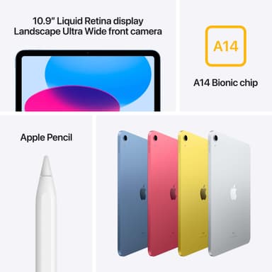 iPad 10,9" 256GB WiFi (gul)