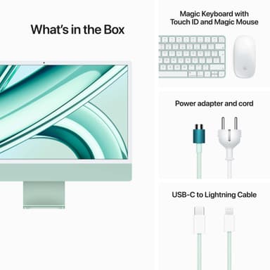 iMac 24" M3 8/10/512 (grønn)