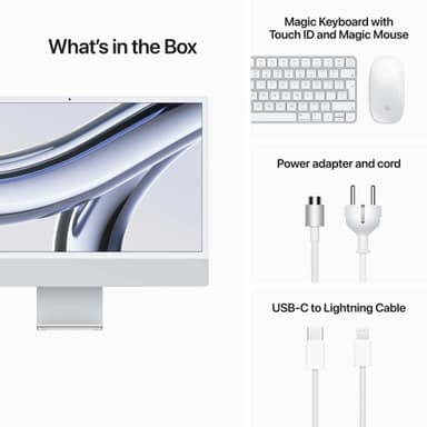 iMac 24" M3 8/10/512 (sølv)