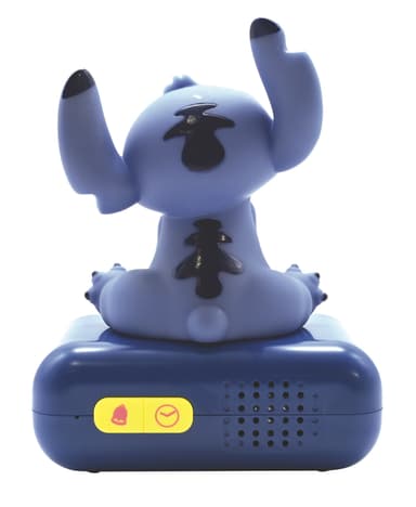 Disney Stitch Vekkerklokke med nattlys og lyd.