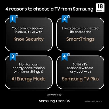 Samsung 43" DU8075 4K Smart-TV (2024)