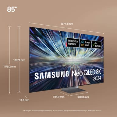 Samsung 85" QN900D 8K Neo QLED Mini LED Smart-TV (2024)