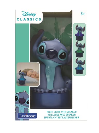 Disney’s Stitch 2-i-1 Nattlampe og Høyttaler.