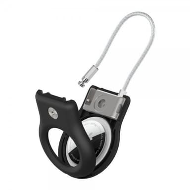 Belkin AirTag Holder Secure Holder with Wire Cable Svart