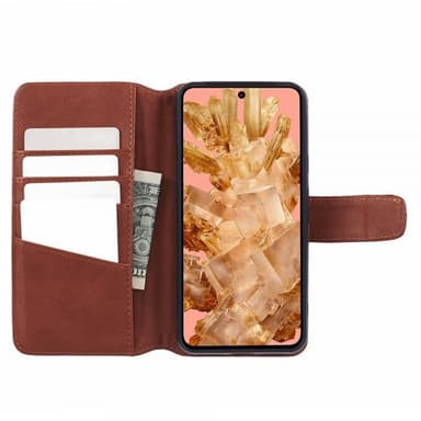 Nordic Covers Google Pixel 8 Etui Essential Leather Maple Brown
