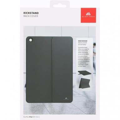Black Rock iPad 10.2 Deksel Kickstand Back Cover Svart