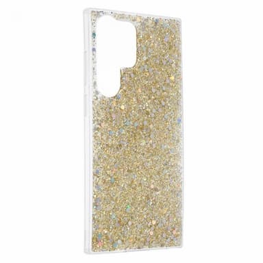 Nordic Covers Samsung Galaxy S23 Ultra Deksel Sparkle Series Citrine Gold