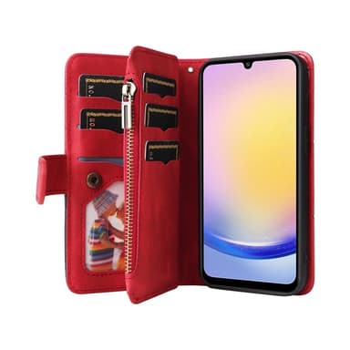 KS Lommebok-deksel til Samsung Galaxy A25 - Rød