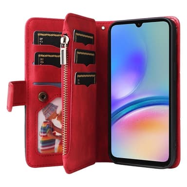 KS Lommebok-deksel til Samsung Galaxy A05s - Rød