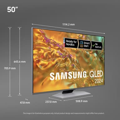 Samsung 50" Q80D 4K QLED Smart-TV (2024)