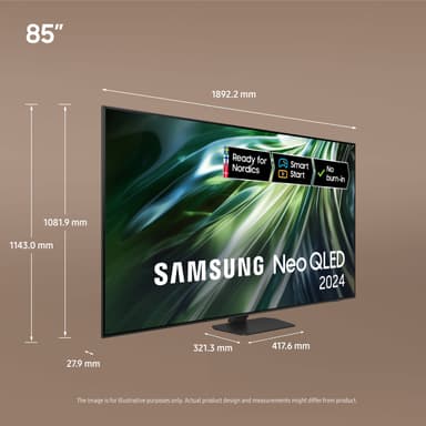 Samsung 85" QN90D 4K Neo QLED Mini LED Smart-TV (2024)