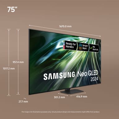 Samsung 75" QN90D 4K Neo QLED Mini LED Smart-TV (2024)