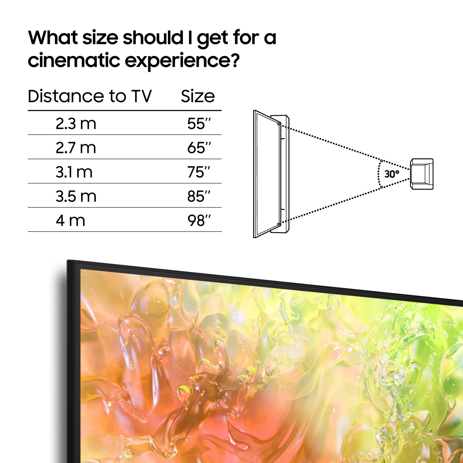 Samsung 70" DU7175 4K Smart-TV (2024)