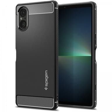 Spigen Sony Xperia 5 V Deksel Rugged Armor Matte Black
