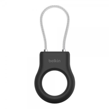 Belkin AirTag Holder Secure Holder with Wire Cable Svart