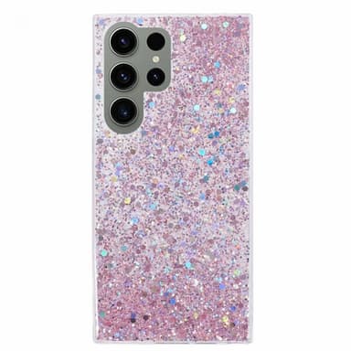 Nordic Covers Samsung Galaxy S23 Ultra Deksel Sparkle Series Blossom Pink