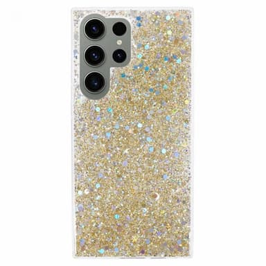 Nordic Covers Samsung Galaxy S23 Ultra Deksel Sparkle Series Citrine Gold