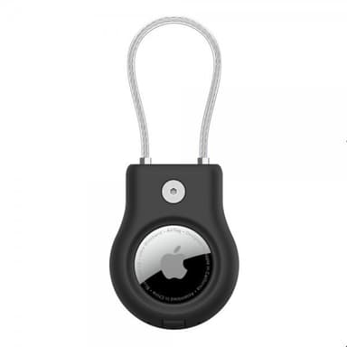 Belkin AirTag Holder Secure Holder with Wire Cable Svart