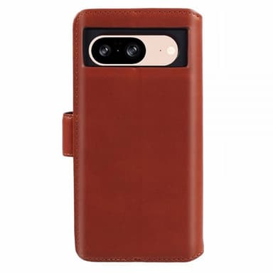 Nordic Covers Google Pixel 8 Etui Essential Leather Maple Brown