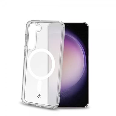 Celly Samsung Galaxy S23 Deksel GELSKINMAG MagSafe Transparent