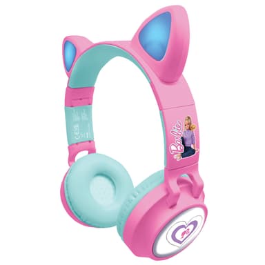 Barbie Katteører trådløse hodetelefoner med lys