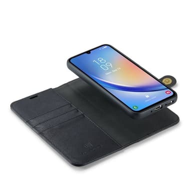Mobil lommebok DG-Ming 2i1 Samsung Galaxy A35 - Svart