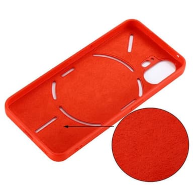 Liquid silikondeksel Nothing Phone (2) - China Red