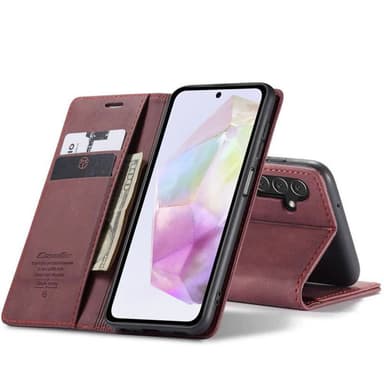 CaseMe FlipCase 013 Samsung Galaxy A35 - Burgunder