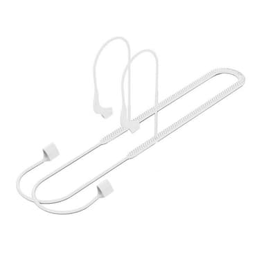 Silikonsnor med brillefeste Airpods - Hvit