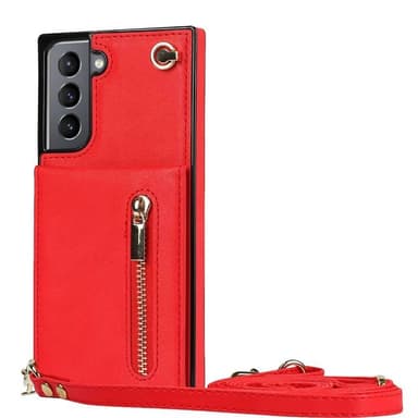 Zipper halskjede deksel Samsung Galaxy S24 Plus - Rød