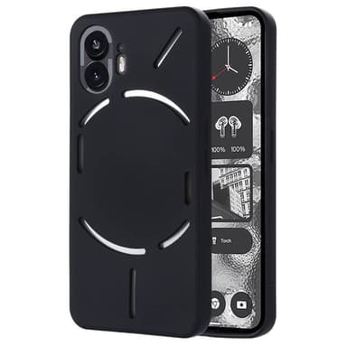 Liquid silikondeksel Nothing Phone (2) - Svart