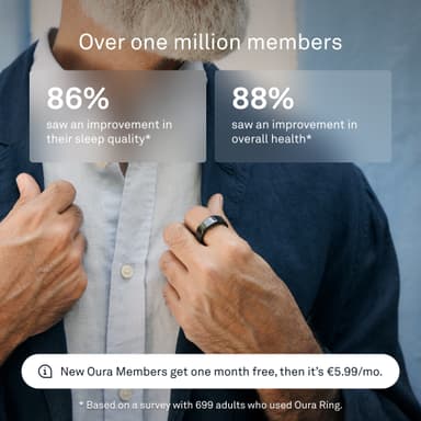 Oura Ring Gen3 Heritage smartring størrelse 9 (Black)