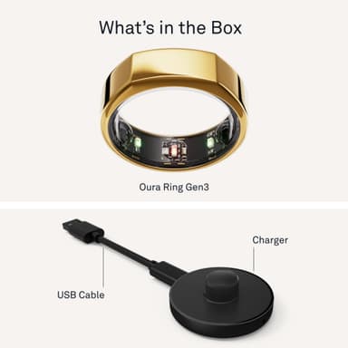 Oura Ring Gen3 Heritage smartring størrelse 13 (Gold)