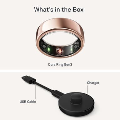 Oura Ring Gen3 Horizon smartring størrelse 6 (roseGold)