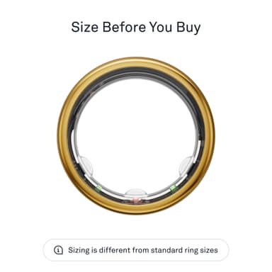 Oura Ring Gen3 Horizon smartring størrelse 11 (Gold)