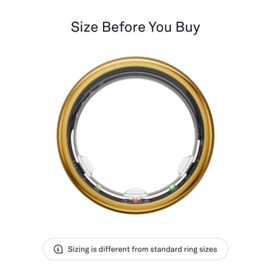 NEW SEALED Oura Ring Gen 3 Horizon Gold Size 10 Smart Ring