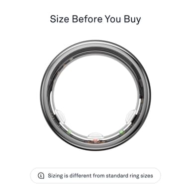 Oura Ring Gen3 Horizon smartring størrelse 11 (Silver)