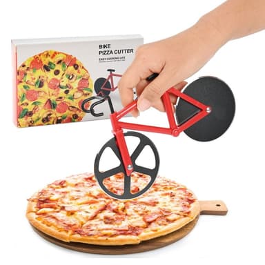Pizzaskjærer/Pizzaskjærer Sykkel - Hvit