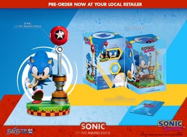 First 4 figurs Sega actionfigur (Sonic the Hedgehog)