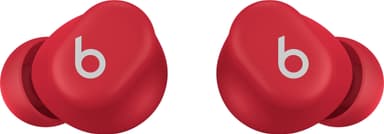 Beats Solo Buds helt trådløse in-ear hodetelefoner (gjennomsiktig rød)