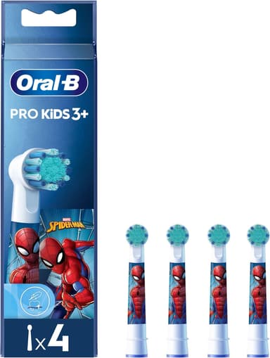 Oral-B Kids Spiderman tannbørstehoder 805374 (4-pakning)