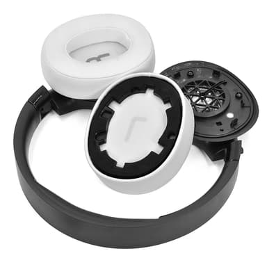 Øreputer og hodebånderstatning for JBL TUNE 700BT/710BT/700BTNC/750BT/760BTNC Hvit