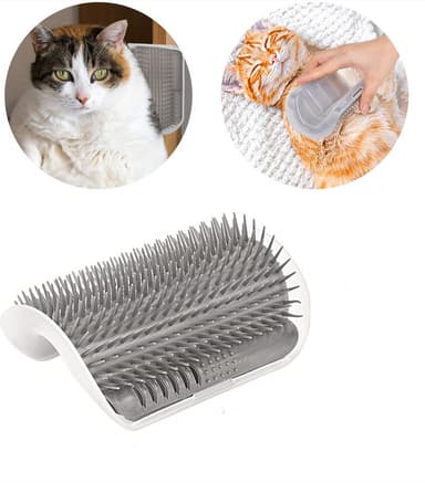 Cat Corner selvpleiebørste Grå