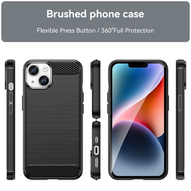 iPhone 14 deksel ultra slim (svart)