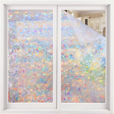 Selvklebende vindusfolie med mønster 30x100 cm