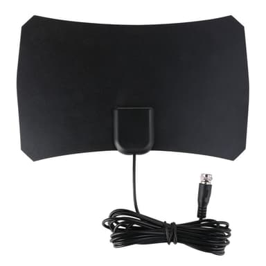 Innendørs antenne for full HDTV-mottak 25 dB - svart 14x22cm