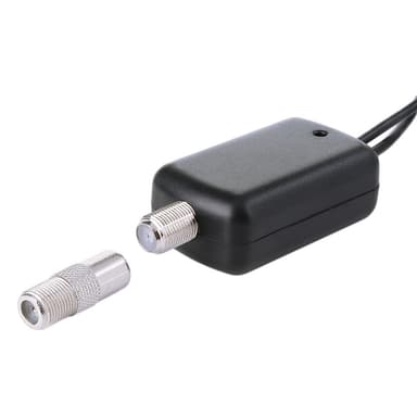 Innendørs antenne for full HDTV-mottak 25 dB - svart 14x22cm