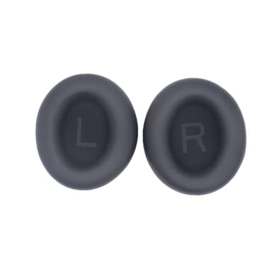 1 par hodetelefonerstatning øreputer for Anker Q45 Soundcore Life Sort