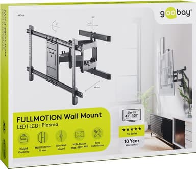 TV-veggfeste Pro FULLMOTION (XL)